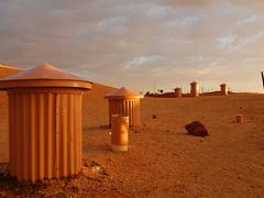 Coober Pedy chimneys