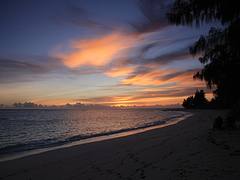 Sunset on Denis Island