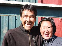 Kulusuk, Inuit couple