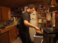 dillon makes rice and beans