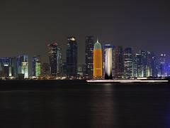Doha Skyline from the museum of Islamic art | 120930-3327-jikatu