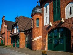 Dortmund, Industriemuseum Zeche Zollern - Der ehemalige Pferdestall --- Dortmund, Industrial Museum Zollern Mine - The former stables