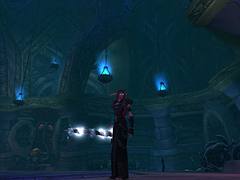 Pink Haired Agent Of The Ebon Hold / Death Knight Night Elf