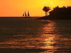 Sailboat Key West Florida Sunset