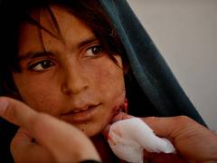 Afghan National Army Deliver Humanitarian Relief to Village in Farah Province