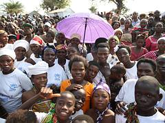 Burundian refugees at Lusenda camp.