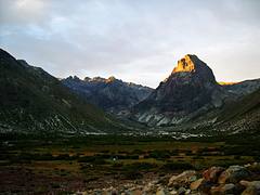 Atardecer en el Bolsón