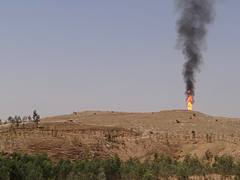 Vista with Gas Flare - Near Gachsaran - Southwestern Iran Vista with Gas Flare - Near Gachsaran - Southwestern Iran