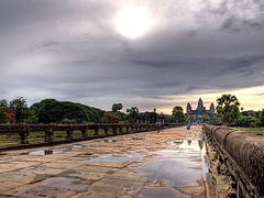 entering angkor wat
