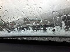 Late May morning hail