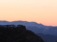 Sunrise from Steinsfjellet  [1] - Haugesund
