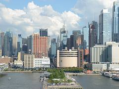 View from the MS Veendam in New York Harbor