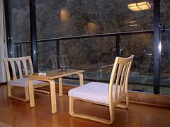 balcony on river