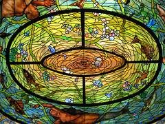 Stained Glass Skylight Above the DeSoto Fountain, Fordyce Bathhouse, Hot Springs National Park, Arkansas