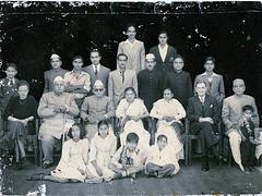 Chief Minister Govind Ballav Pant, Governor K.M. Munshi, Chief Justice Mootham and Advocate General K.L. Misra 1955 Group