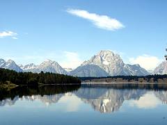 Jackson Lake Reflections (1), Grand Teton, 9-2011