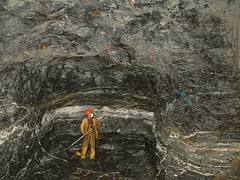 Main Vein (hydrothermal quartz-gold vein), subsurface exposure in Nalunaq Gold Mine, southern Greenland