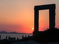 Sunset at Portara Monument