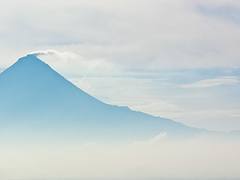 Merapi in Blue