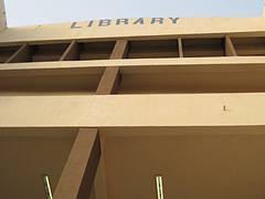 The main library building