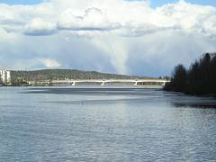 Pictoresque clouds over Jyväsjärvi April 2007