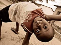 Kid playing in the streets